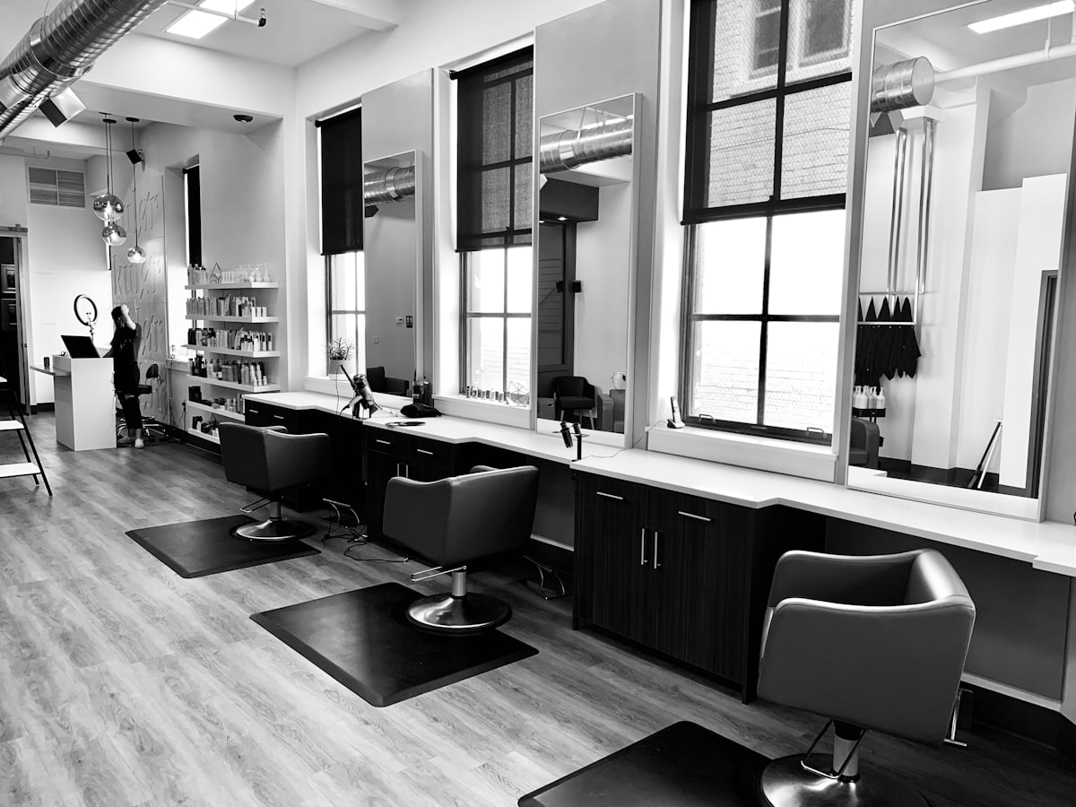 Friseur Mock-Up